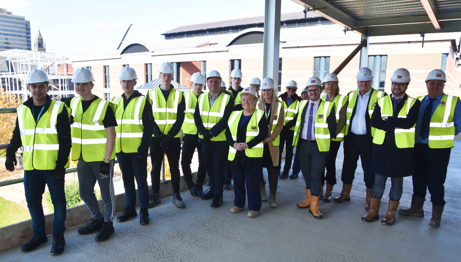 Students given Centre Square site tour