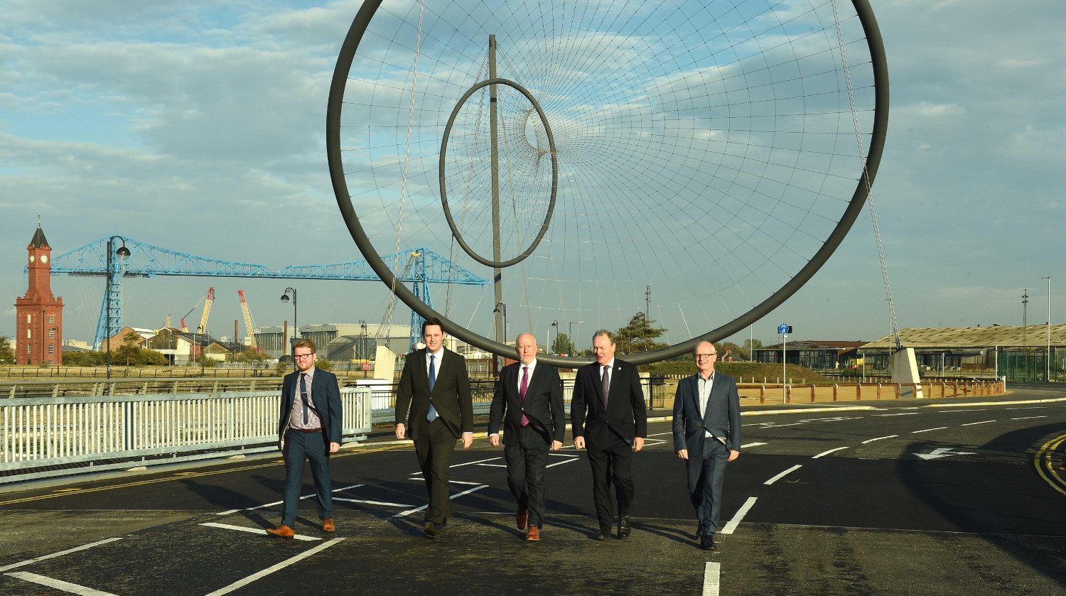 Middlehaven Dock Bridge and link road officially launched