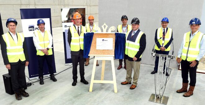Minister opens multi-million pound bulks terminal at Teesport