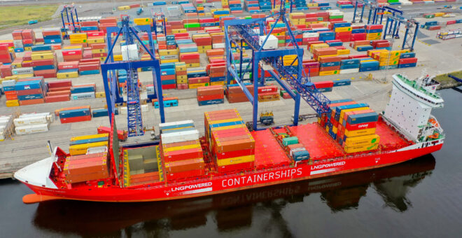 Teesport welcomes new Containerships route