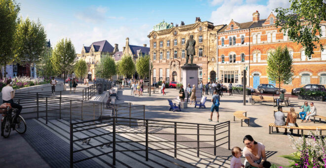 Work gets underway to revamp Exchange Square