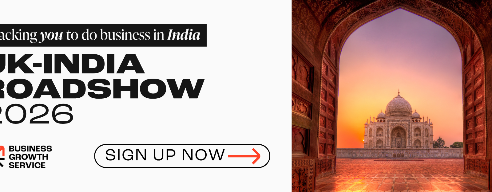 UK-India roadshow 2026 event header