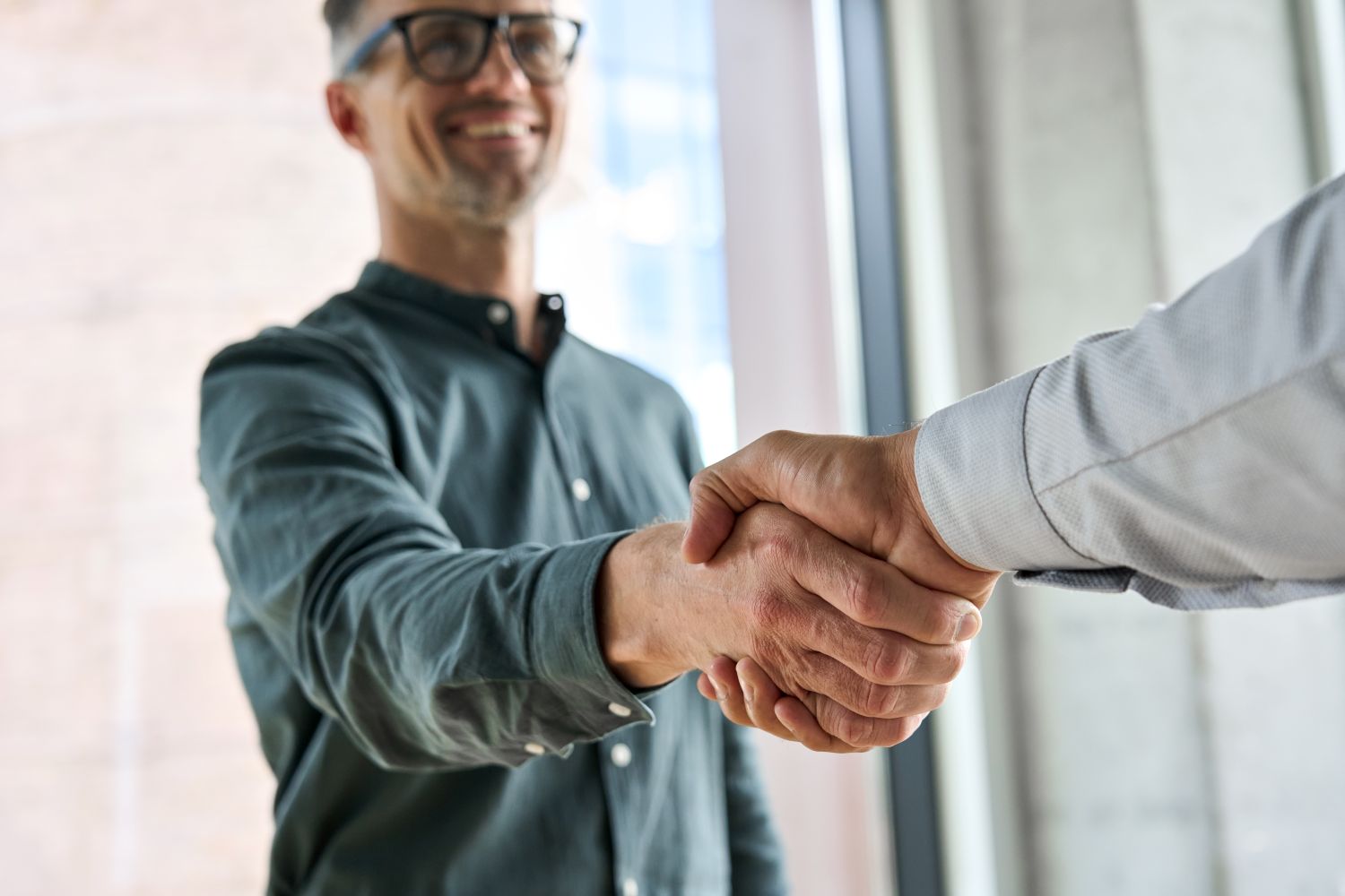 shaking hands